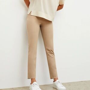 MM LaFleur Hockley 2.0 Easy Cotton Pant in Fawn 6 NWT
